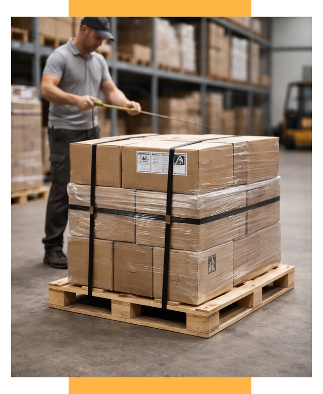Упаковка и паллетирование грузов от 3801 р. | СетСервис-Рзм