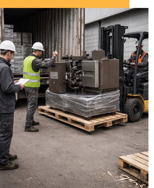 Доставка промышленного оборудования из Европы от 48875