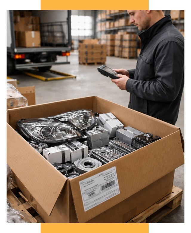 Доставка автозапчастей из Европы под ключ от 13576 р. | СетСервис-Рзм