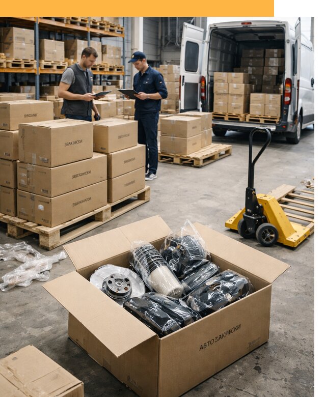 Доставка автозапчастей из Европы от 13576 руб быстро и надёжно