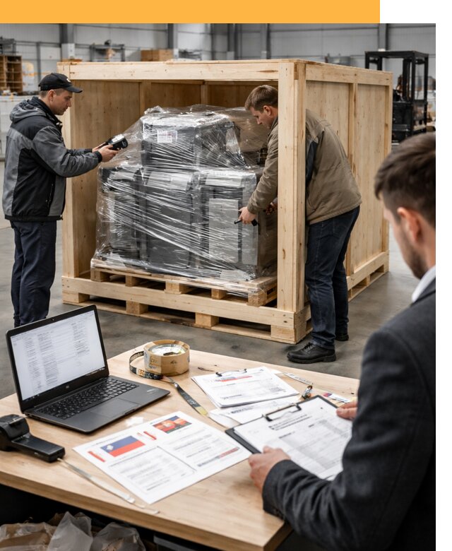 Доставка промышленного оборудования из США от 70597 руб