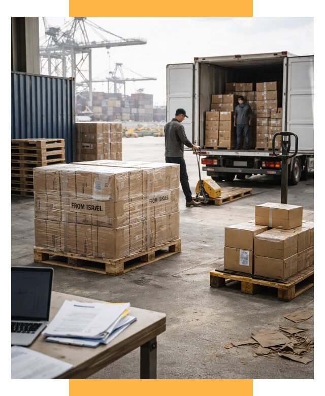Доставка грузов из Израиля от 16292 р., логистика от СетСервис-Рзм
