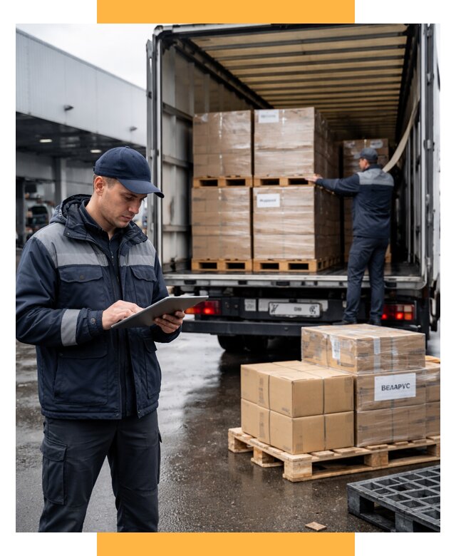 Доставка грузов из Беларуси от 16292 р. логистика СетСервис-Рзм