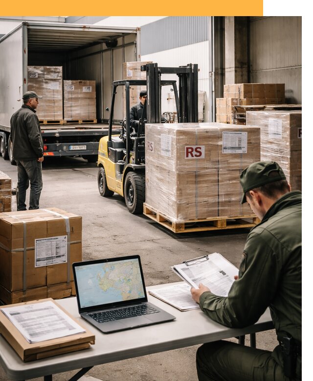 Доставка грузов в Сербию от 48875 руб, международные перевозки