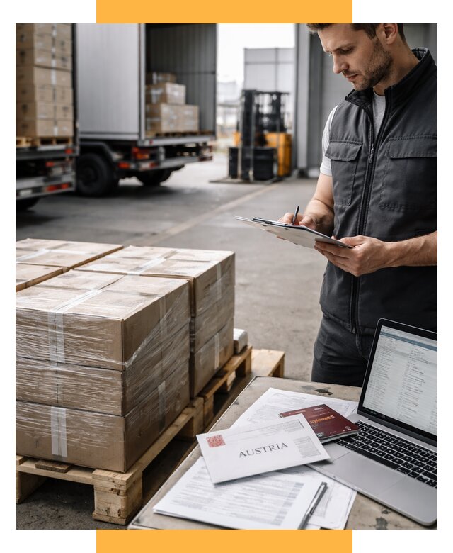 Доставка в Австрию от 70597 р. Логистика и экспорт СетСервис-Рзм