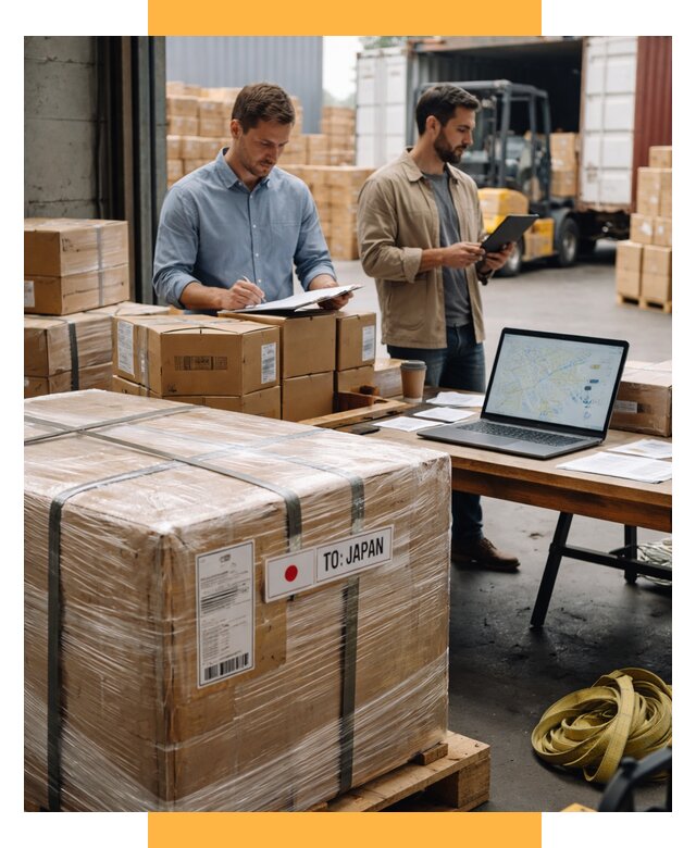 Доставка грузов в Японию от 27153 р., логистика СетСервис-Рзм