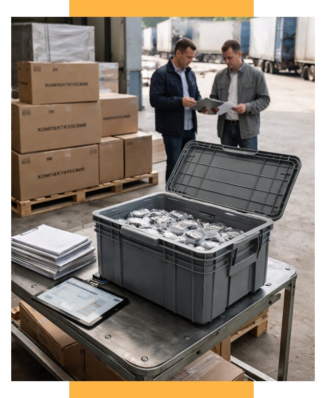 Перевозка комплектующих из Китая от 7060 р. | СетСервис-Рзм