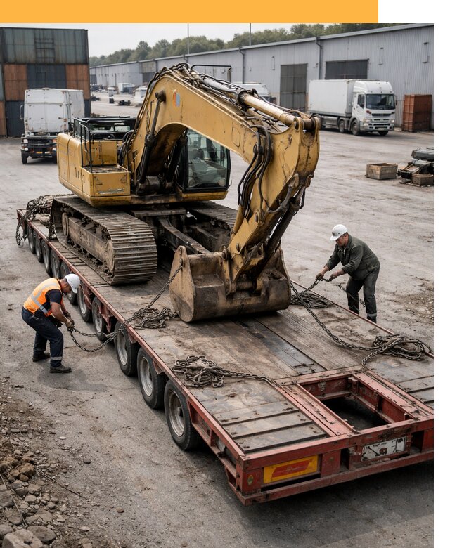 Перевозка спецтехники по России и миру от 48875 руб