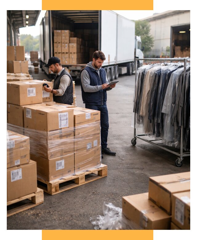 Перевозка и доставка одежды из Китая от 8146 р., СетСервис-Рзм