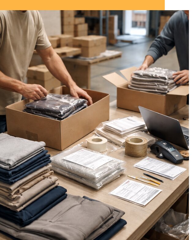 Перевозка одежды по миру от 8146 руб. с таможенным оформлением