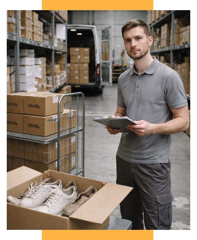 Доставка обуви из Китая и Турции от 4887 р. СетСервис-Рзм