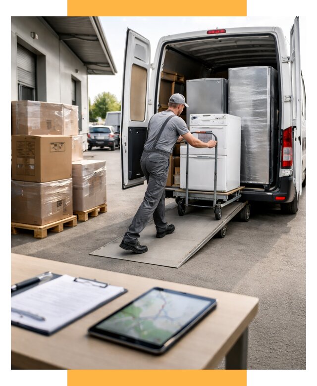 Перевозка бытовой техники от 7060 р. - логистика СетСервис-Рзм