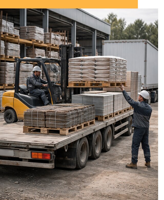 Перевозка строительных материалов по миру от 5974 руб