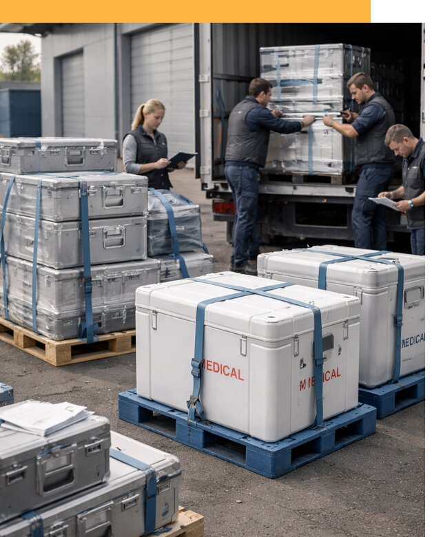 Перевозка медицинского оборудования по всему миру от 16292 руб