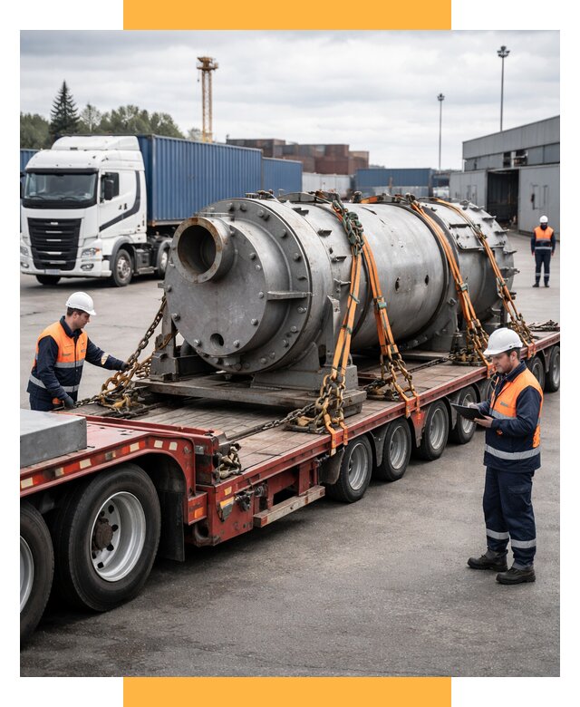 Перевозка тяжеловесных грузов под ключ от 162915 р. | СетСервис-Рзм