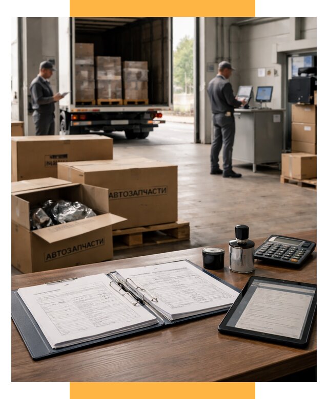 Таможенное оформление автозапчастей под ключ от 9232 р., СетСервис-Рзм