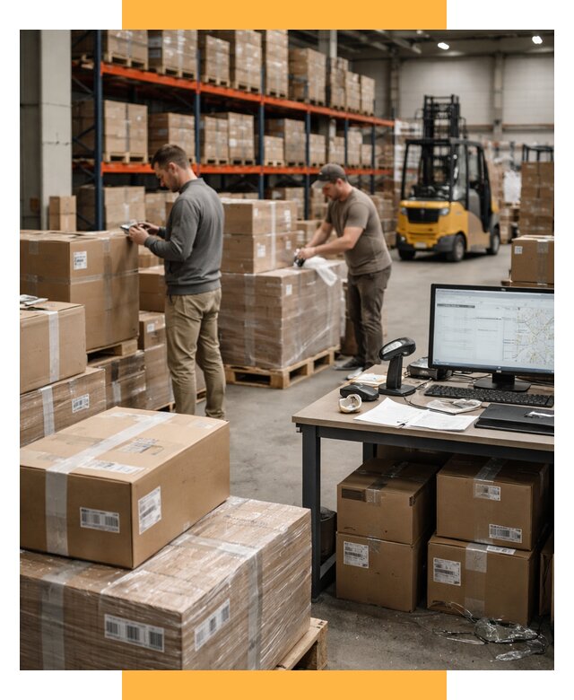 Склад консолидации в Европе от 7060 р., услуги СетСервис-Рзм